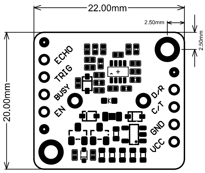 URM13 Ultrasonic Sensor Board Overview